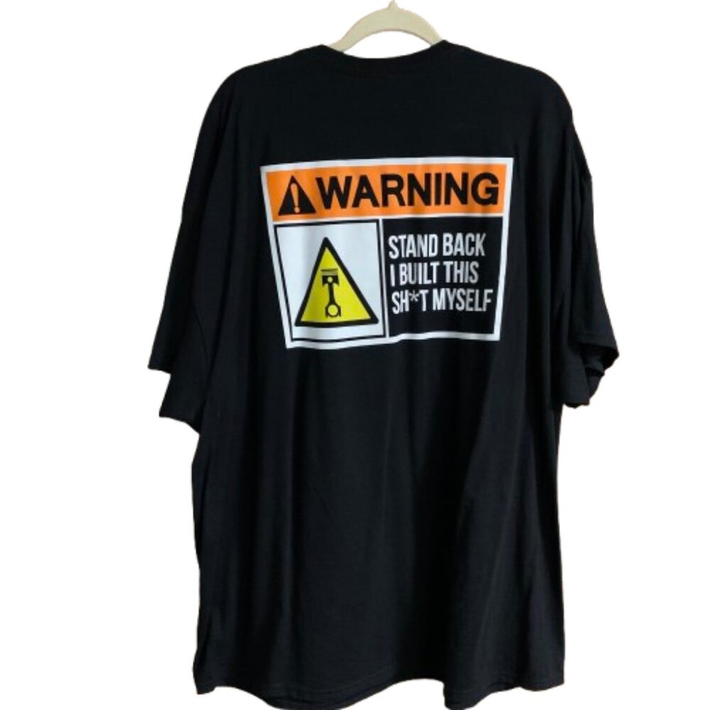 Cleetus Mcfarland Merch Stand Back I Built This SH*T Myself Men's 3XL T-Shirt